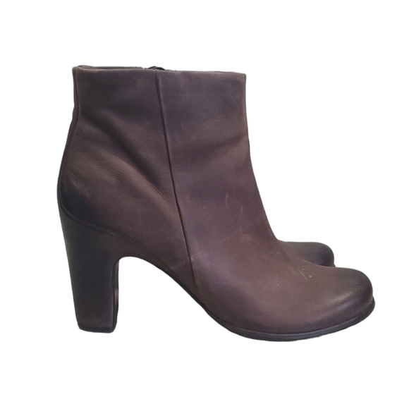 Ecco Womens Ankle Leather Heels shoes  boots shoes sz 40 US 9-9.5 - Picture 1 of 16